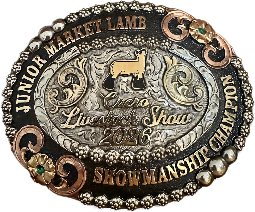 Junior Market Lamb Showmanship Champion — Cuero Livestock Show 2026